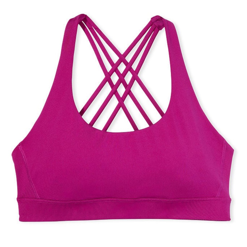 VICTORIAS SECRET ESSENTIAL STRAPPY SPORTS BRA SZ L
